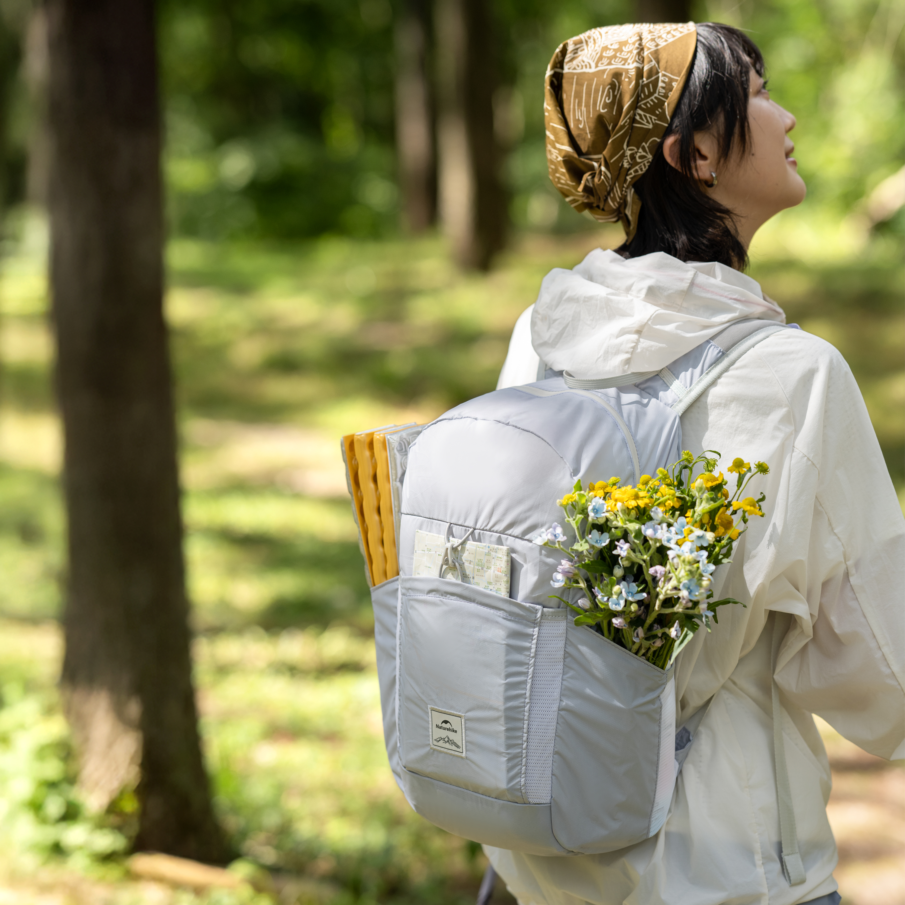 Naturehike ultralight zbaliteľný batoh 22l 170g - fialový